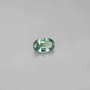 Alexandrite multicolore naturelle coupe ovale, 0,36 ct, VVS-VS