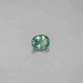 Alexandrite Vert rouge naturelle Coupe ovale, 0.38 ct, VVS-VS