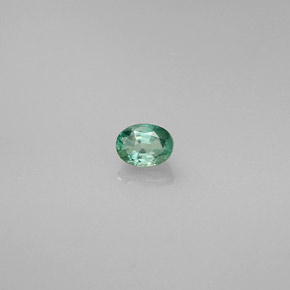 Alexandrite Vert rouge naturelle Coupe ovale, 0.29 ct, VS