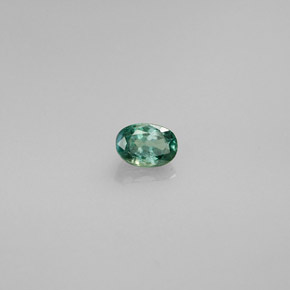 Alexandrite multicolore naturelle coupe ovale, 0,33 ct, VVS-VS