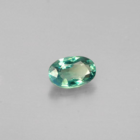 Alexandrite multicolore naturelle coupe ovale, 0,32 ct, VVS-VS