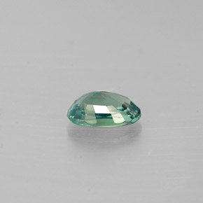 Alexandrite multicolore naturelle coupe ovale, 0,32 ct, VVS-VS