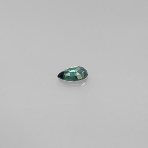 Alexandrite multicolore naturelle en forme de poire, 0,13 ct, VS