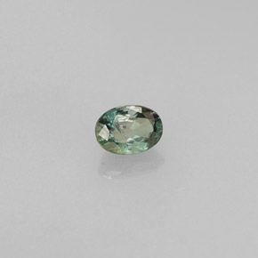 Alexandrite multicolore naturelle coupe ovale, 0,18 ct, VS