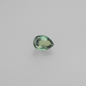 Alexandrite Vert rouge naturelle En forme de poire, 0.15 ct, VS