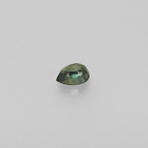 Alexandrite multicolore naturelle en forme de poire, 0,12 ct, VS