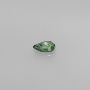 Alexandrite multicolore naturelle en forme de poire, 0,10 ct, VS