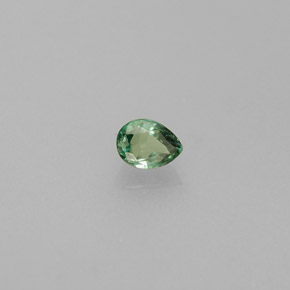 Alexandrite Vert rouge naturelle En forme de poire, 0.13 ct, VVS-VS