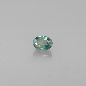 Alexandrite Vert rouge naturelle Coupe ovale, 0.11 ct, VS