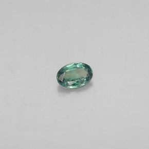 Alexandrite Vert rouge naturelle Coupe ovale, 0.11 ct, VS
