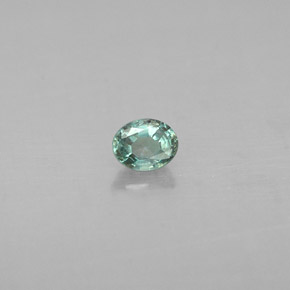 Alexandrite multicolore naturelle coupe ovale, 0,11 ct, VS