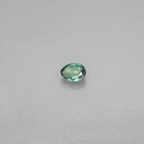 Alexandrite multicolore naturelle en forme de poire, 0,09 ct, VS