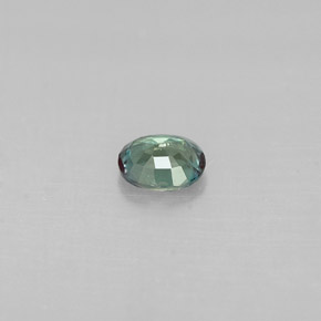Alexandrite multicolore naturelle coupe ovale, 0,18 ct, VS