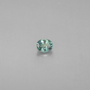 Alexandrite multicolore naturelle coupe ovale, 0,13 ct, VS
