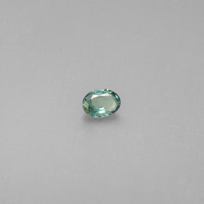 Alexandrite Vert rouge naturelle Coupe ovale, 0.09 ct, VS