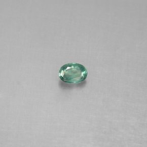 Alexandrite multicolore naturelle coupe ovale, 0,13 ct, VS