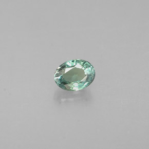Alexandrite multicolore naturelle coupe ovale, 0,19 ct, VS