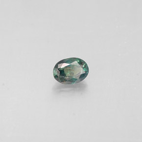 Alexandrite multicolore naturelle coupe ovale, 0,14 ct, VS