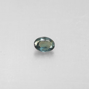 Alexandrite multicolore naturelle coupe ovale, 0,10 ct, VS
