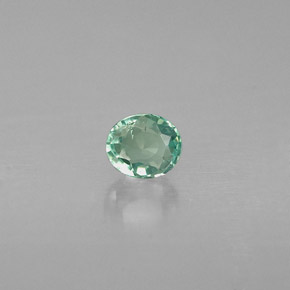 Alexandrite Vert rouge naturelle Coupe ovale, 0.15 ct, VS
