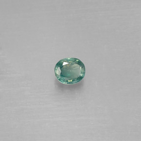Alexandrite multicolore naturelle coupe ovale, 0,14 ct, VS