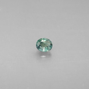 Alexandrite Vert rouge naturelle Coupe ovale, 0.14 ct, VS