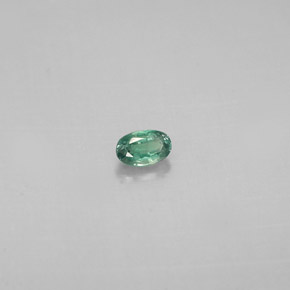 Alexandrite multicolore naturelle coupe ovale, 0,12 ct, VS