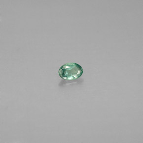 Alexandrite Vert rouge naturelle Coupe ovale, 0.06 ct, VS