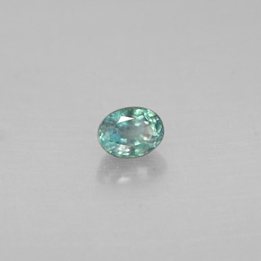 Alexandrite multicolore naturelle coupe ovale, 0,18 ct, VS