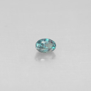 Alexandrite Vert rouge naturelle Coupe ovale, 0.13 ct, VS