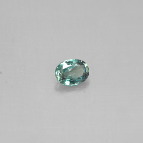 Alexandrite multicolore naturelle coupe ovale, 0,14 ct, VS