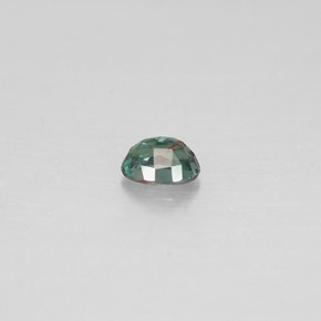 Alexandrite multicolore naturelle coupe ovale, 0,12 ct, VS