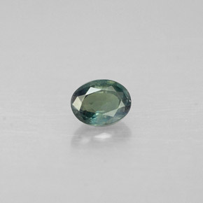 Alexandrite multicolore naturelle coupe ovale, 0,17 ct, VS