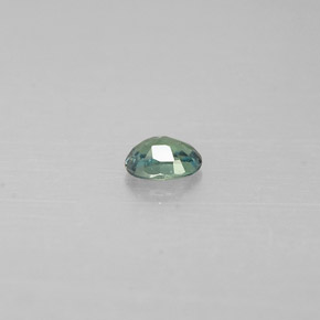 Alexandrite multicolore naturelle coupe ovale, 0,10 ct, VS