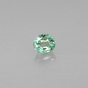 Alexandrite multicolore naturelle coupe ovale, 0,14 ct, VS