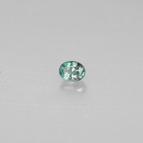 Alexandrite Vert rouge naturelle Coupe ovale, 0.07 ct, VS