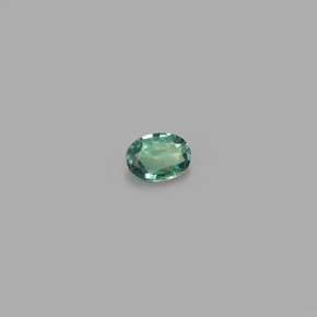 Alexandrite Vert rouge naturelle Coupe ovale, 0.12 ct, VS