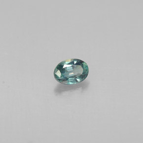 Alexandrite Vert rouge naturelle Coupe ovale, 0.13 ct, VS