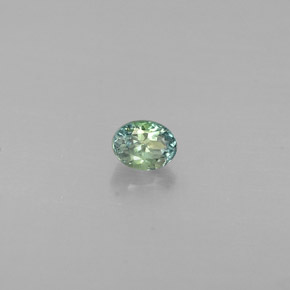 Alexandrite multicolore naturelle coupe ovale, 0,13 ct, VS