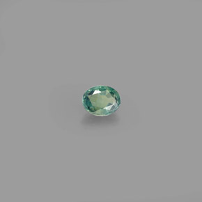 Alexandrite multicolore naturelle coupe ovale, 0,12 ct, VS