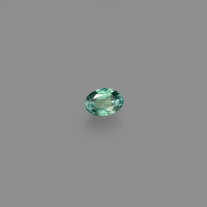 Alexandrite Vert rouge naturelle Coupe ovale, 0.10 ct, VS