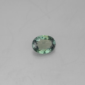Alexandrite multicolore naturelle coupe ovale, 0,30 ct, VVS-VS