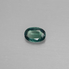 Alexandrite multicolore naturelle coupe ovale, 0,25 ct, VS