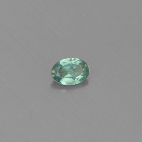 Alexandrite multicolore naturelle coupe ovale, 0,10 ct, VS