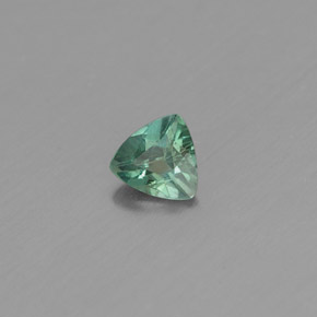 Alexandrite Vert rouge naturelle Trillion, 0.15 ct, VS