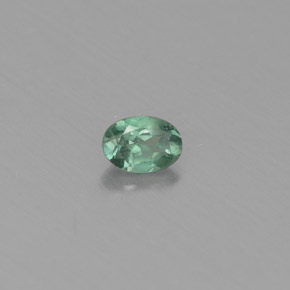 Alexandrite multicolore naturelle coupe ovale, 0,13 ct, VS