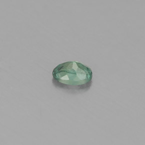Alexandrite multicolore naturelle coupe ovale, 0,13 ct, VS