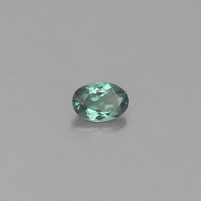 Alexandrite Vert rouge naturelle Coupe ovale, 0.13 ct, VS