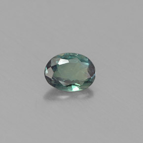 Alexandrite multicolore naturelle coupe ovale, 0,22 ct, VS