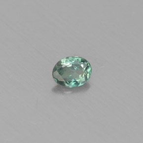 Alexandrite multicolore naturelle coupe ovale, 0,13 ct, VS